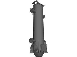 Biomass Heat Exchanger 3D Model preview