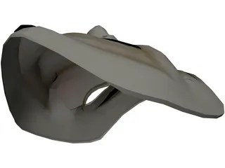 V for Vendetta Mask 3D Model preview