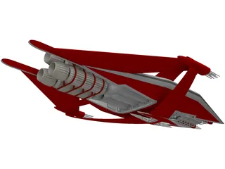 Narn Heavy Cruiser 3D Model preview