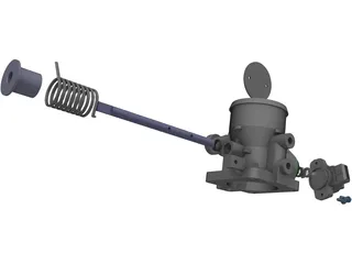 Carburator Pride 3D Model preview