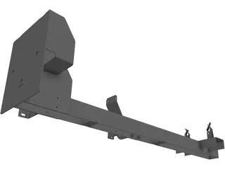 Rifle Rack 3D Model preview