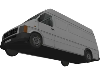 Volkswagen LT Long 3D Model preview