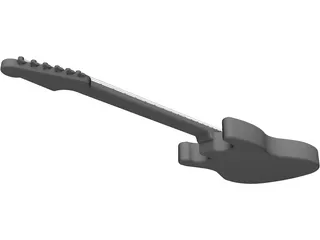 Guitar Electric 3D Model preview