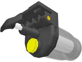 Pump ILC Hydraulic Manual 3D Model preview