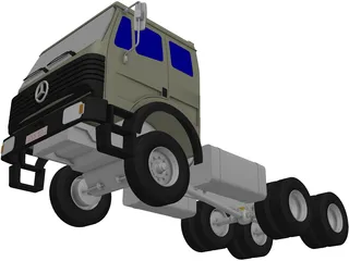 Mercedes-Benz Model 2628 3D Model preview