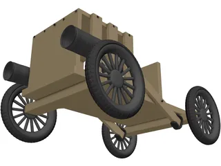 Soap Box Derby Car 3D Model preview