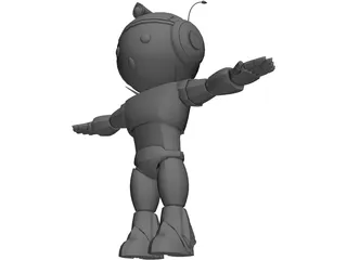 Robot Genie 3D Model preview