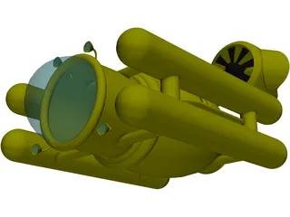 Deep Sea Submersible 3D Model preview