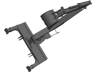 Dredger 3D Model preview