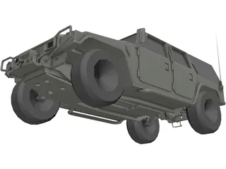 Light Tactical Vehicle 3D Model preview