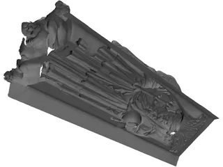 Classical Statue 3D Model preview