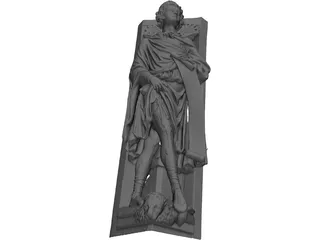 Classical Statue 3D Model preview