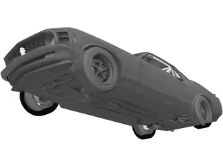 Ford Mustang BOSS 429 (1970) 3D Model preview