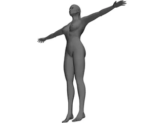 Girl 3D Model preview
