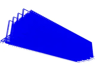 Automated Storage and Retreval System 3D Model preview
