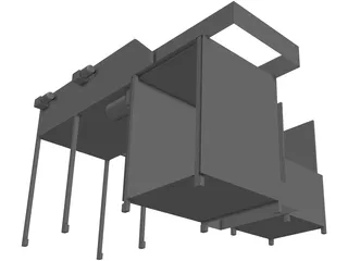 Top Load Palletizer 3D Model preview