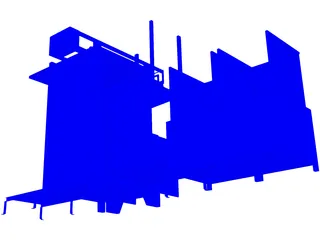 Top Load Palletizer with Pallet Destacker 3D Model preview