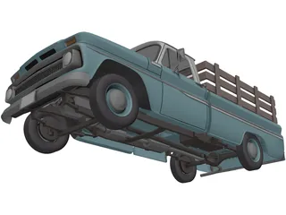 Chevrolet C10 Pickup 3D Model preview