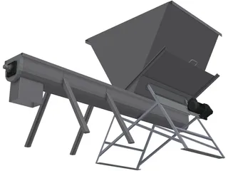 Grain Feeder 3D Model preview