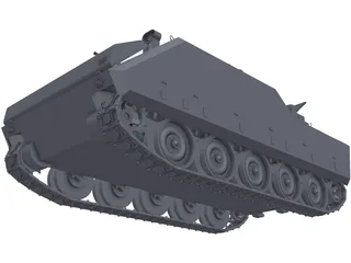 K200 Armored Car 3D Model preview