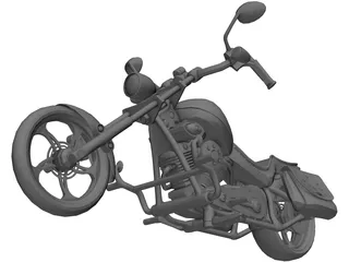 Harley-Davidson 3D Model preview