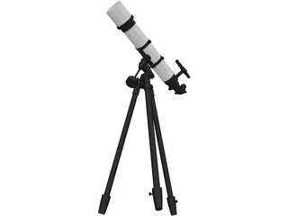 Telescope 3D Model preview