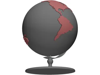 Globe 3D Model preview