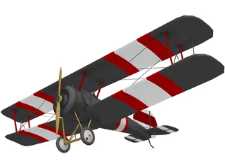 Sopwith Camel 3D Model preview