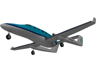 Adam A700 AdamJet 3D Model preview