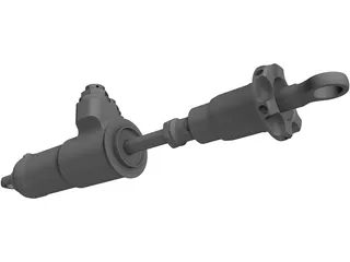 BOS FR02 Shock Absorber 3D Model preview