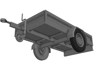 Trailer 3D Model preview