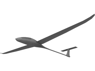 DG 1000 Glider 3D Model preview