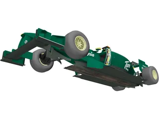 Lotus T127 F1 (2010) 3D Model preview