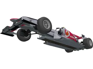 McLaren MP4-25 F1 (2010) 3D Model preview
