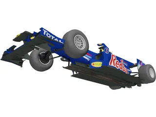 RedBull RB6 F1 (2010) 3D Model preview