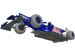 ToroRosso STR5 F1 (2010) 3D Model preview