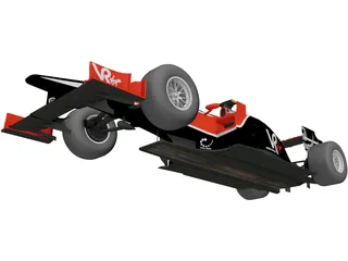 Virgin VR-01 F1 (2010) 3D Model preview