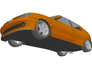 Peugeot 306 GTi 3D Model preview