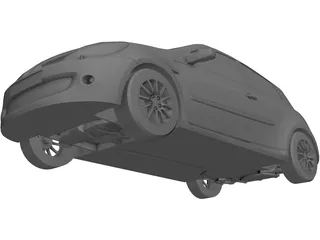 Renault Clio (2010) 3D Model preview
