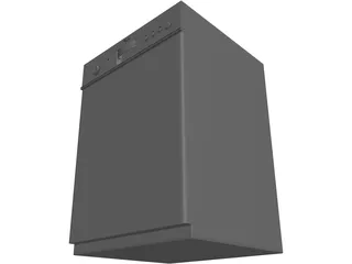 Whirlpool Dish Washer 3D Model preview