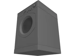 Washer 3D Model preview