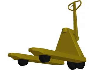 Handtruck Pallet Dolly 3D Model preview