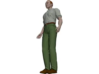 Man 3D Model preview