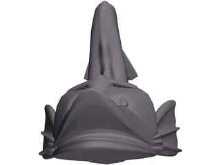 Fish Mythology Dolphin 3D Model preview