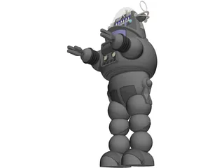 Robby the Robot 3D Model preview
