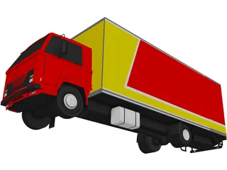 Hino Box (1995) 3D Model preview