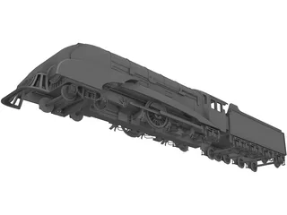 Wedge Locomotive 3D Model preview