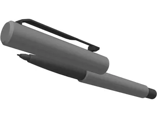 Parker Pen 3D Model preview