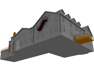 Mansion 3D Model preview