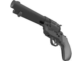 Colt Thunderer 5 Inch 3D Model preview